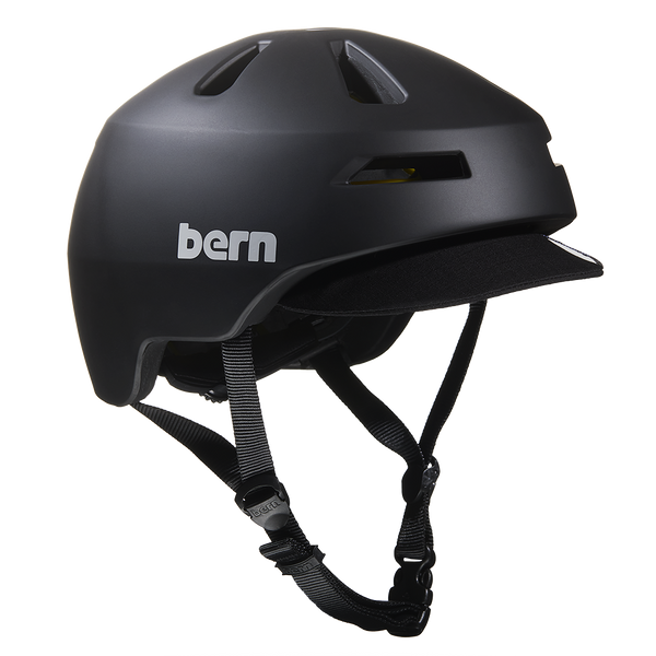 bern brentwood bike helmet bill up or down Bern Brentwood 2.0 MIPS Helmet Matte Black / S