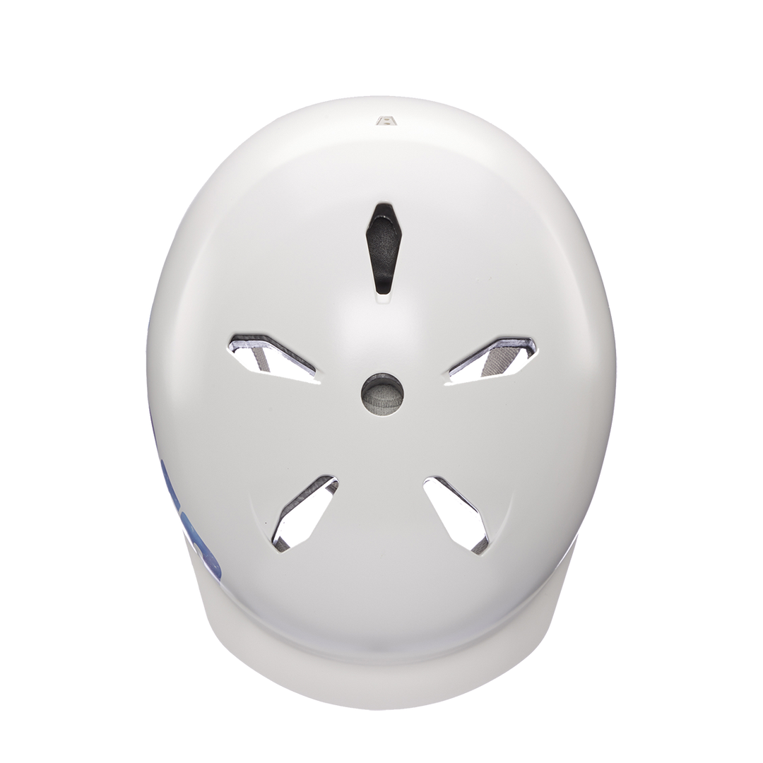 bell bandito chrome helmet Bern Youth Bandito Bike Helmet - Satin White Galaxy