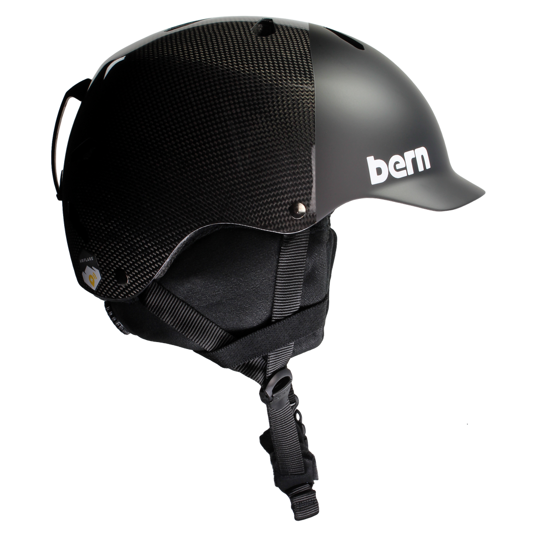 Watts Carbon Fiber Asian Fit Winter Helmet – Bern Helmets Watts Carbon Fiber Asian Fit Winter Helmet – Bern Helmets