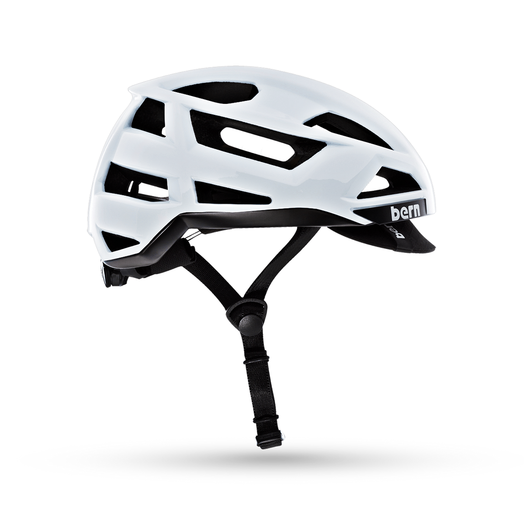 Bern FL-1 Pave Helmet Gloss White, S