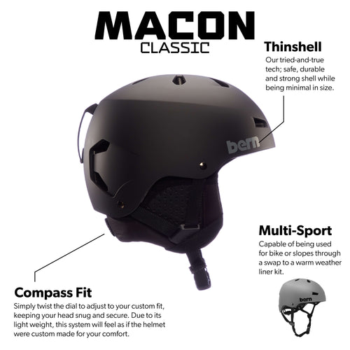 Macon Classic Winter Helmet