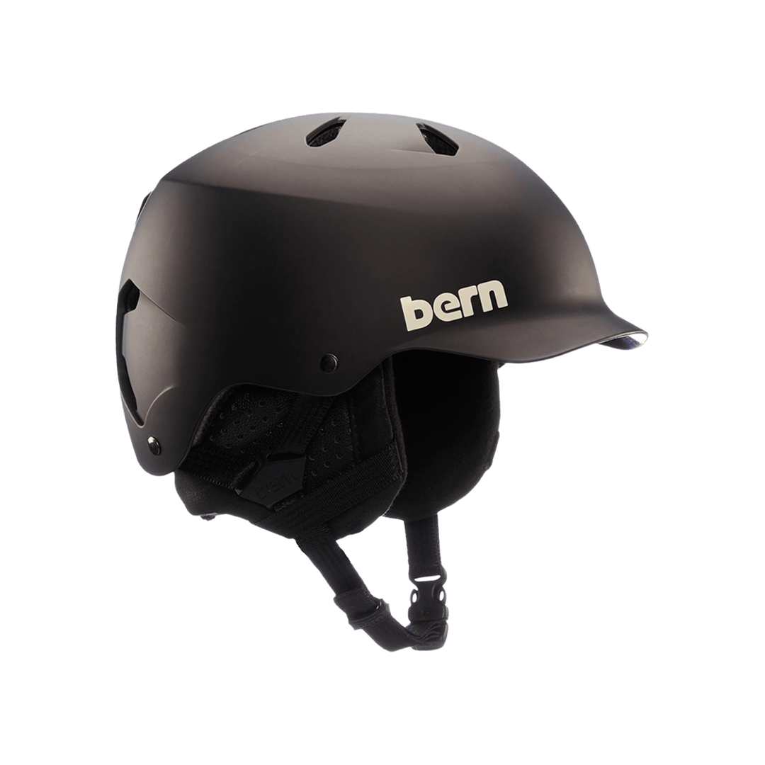 Watts Classic Winter Helmet – Bern Helmets Watts Classic Winter Helmet – Bern Helmets
