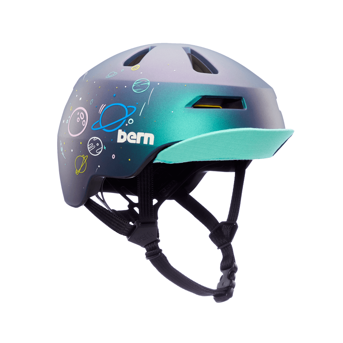 The Nino 2.0 Youth Bike Helmet Flip Visor MIPS Bern Helmets
