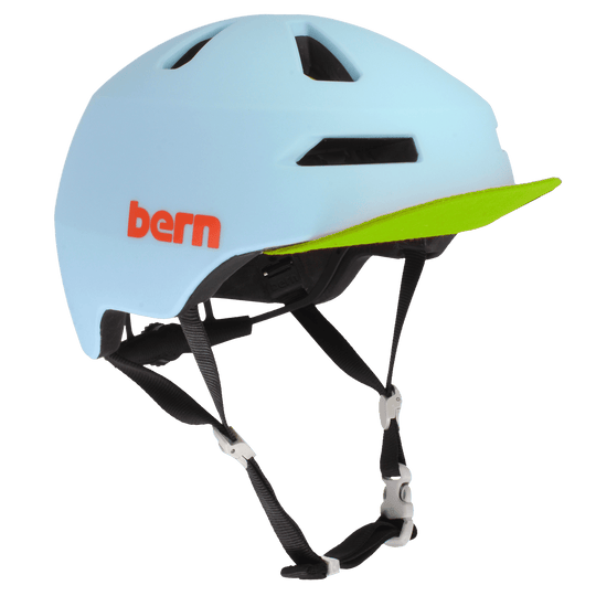 Bern Brentwood 2.0 Mips Bike Helmet, Matte Pool, three-quarter view