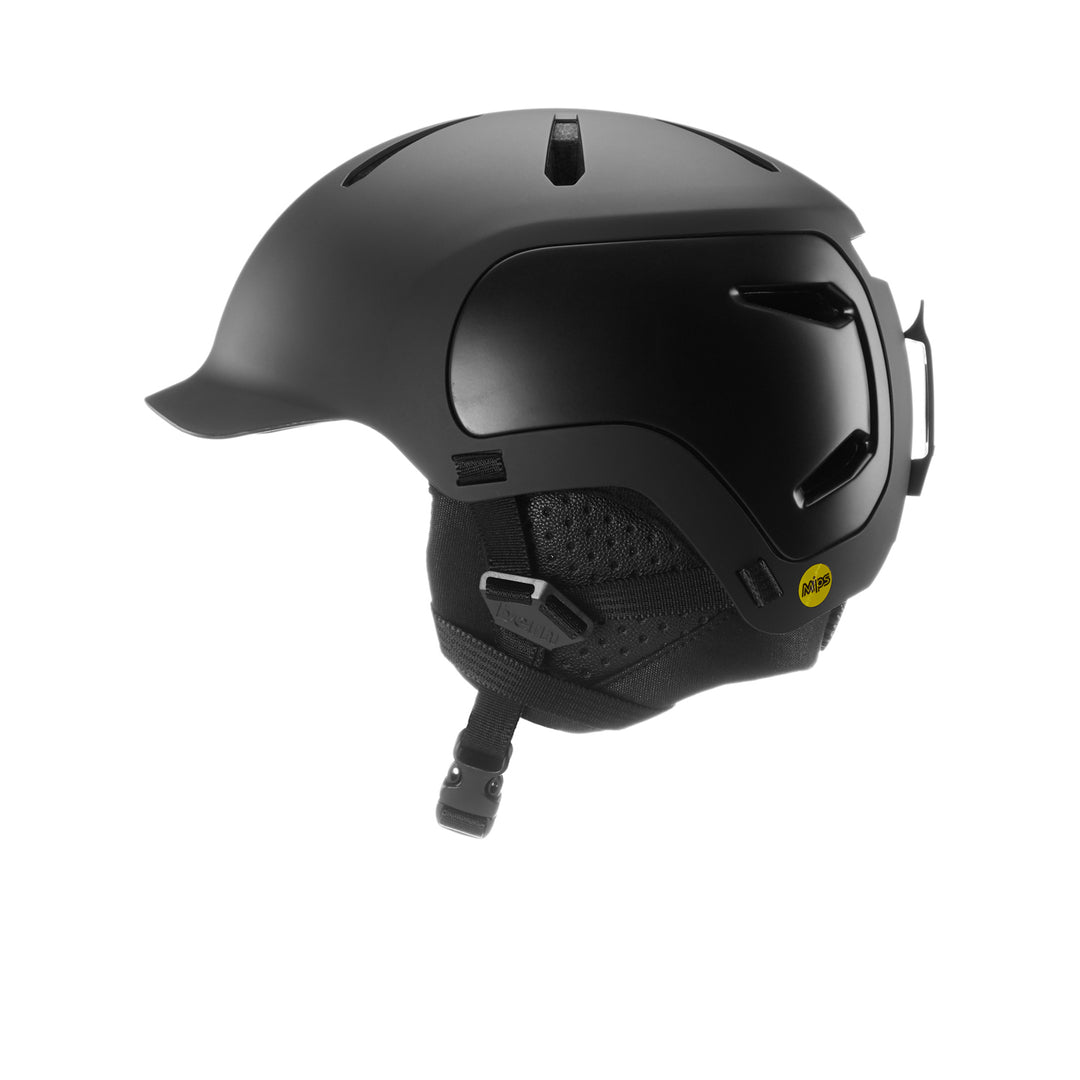black snowboarding helmet front view Giro Vue MIPS Snow - Matte tradeinn snowinn Smith Vantage 2 MIPS Ski