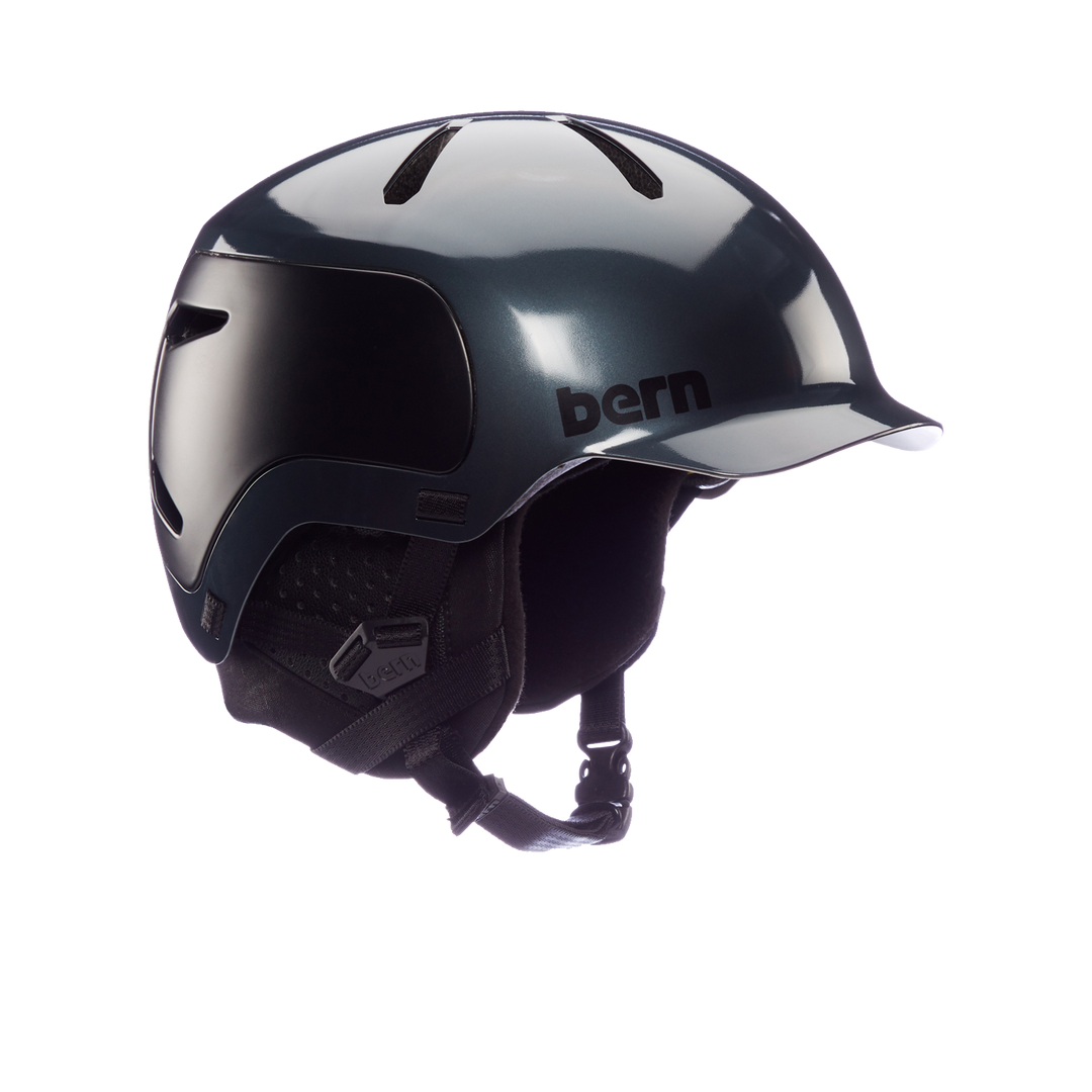 bern watts snowboard helmet 2018 8 track audio Bern Watts 2.0 MIPS Helmet Metallic Silver S