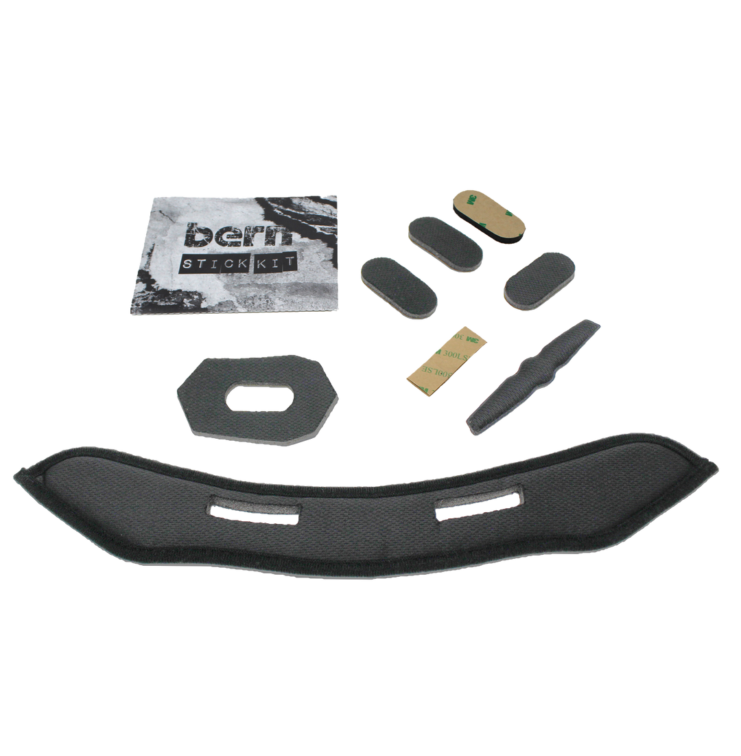 Collection of universal visorless pads for Bern helmets