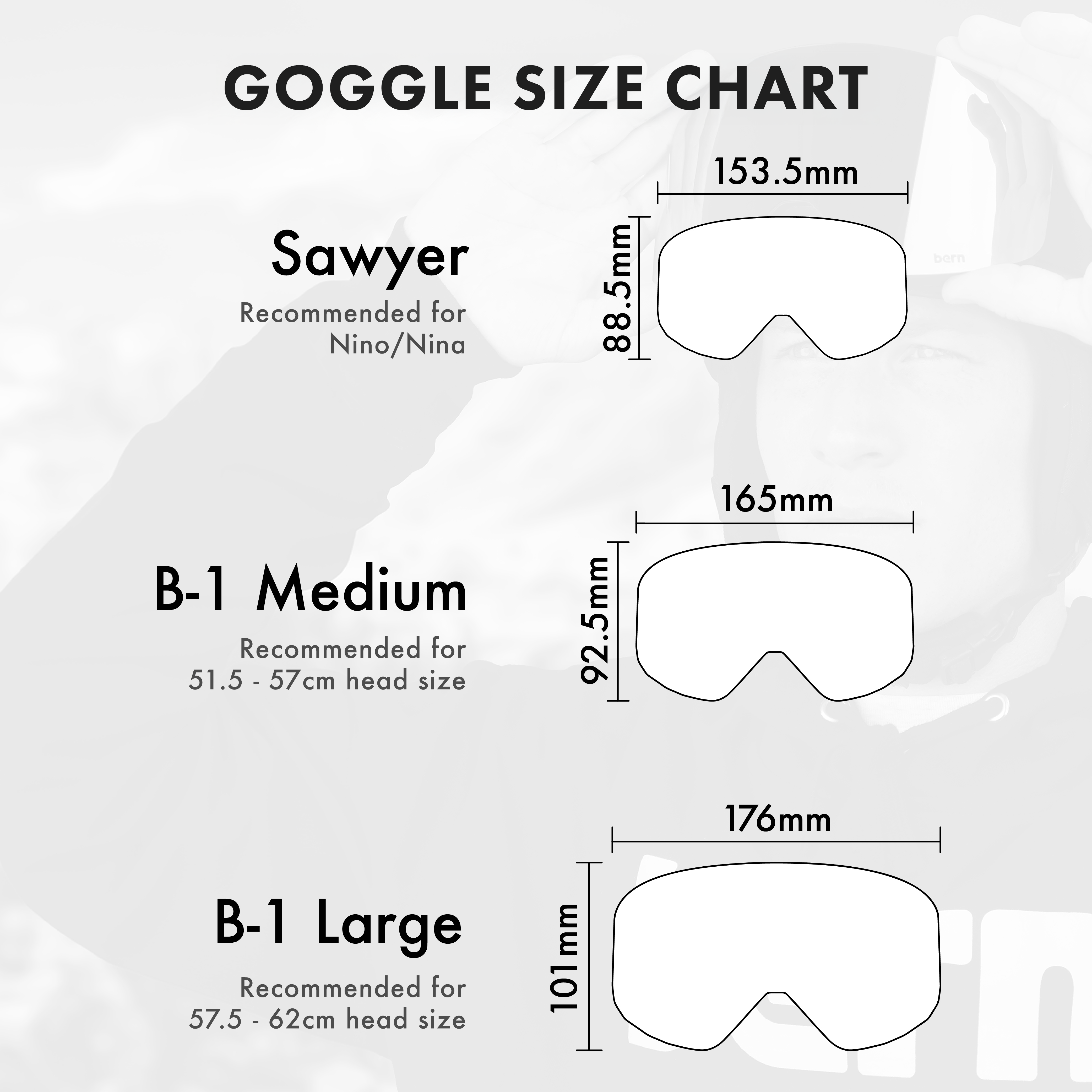 B-1 Base Goggle – Bern Helmets