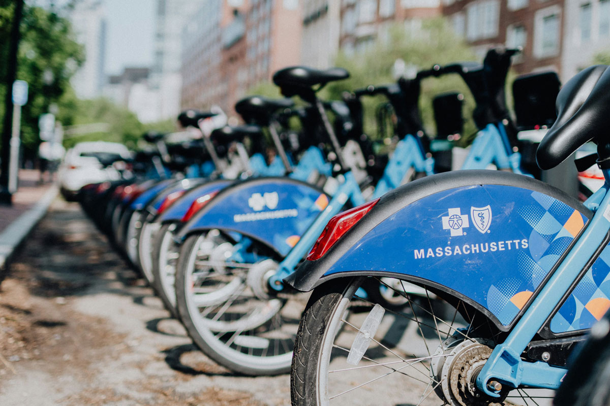 Bike share fleet used in urban shared mobility programs
